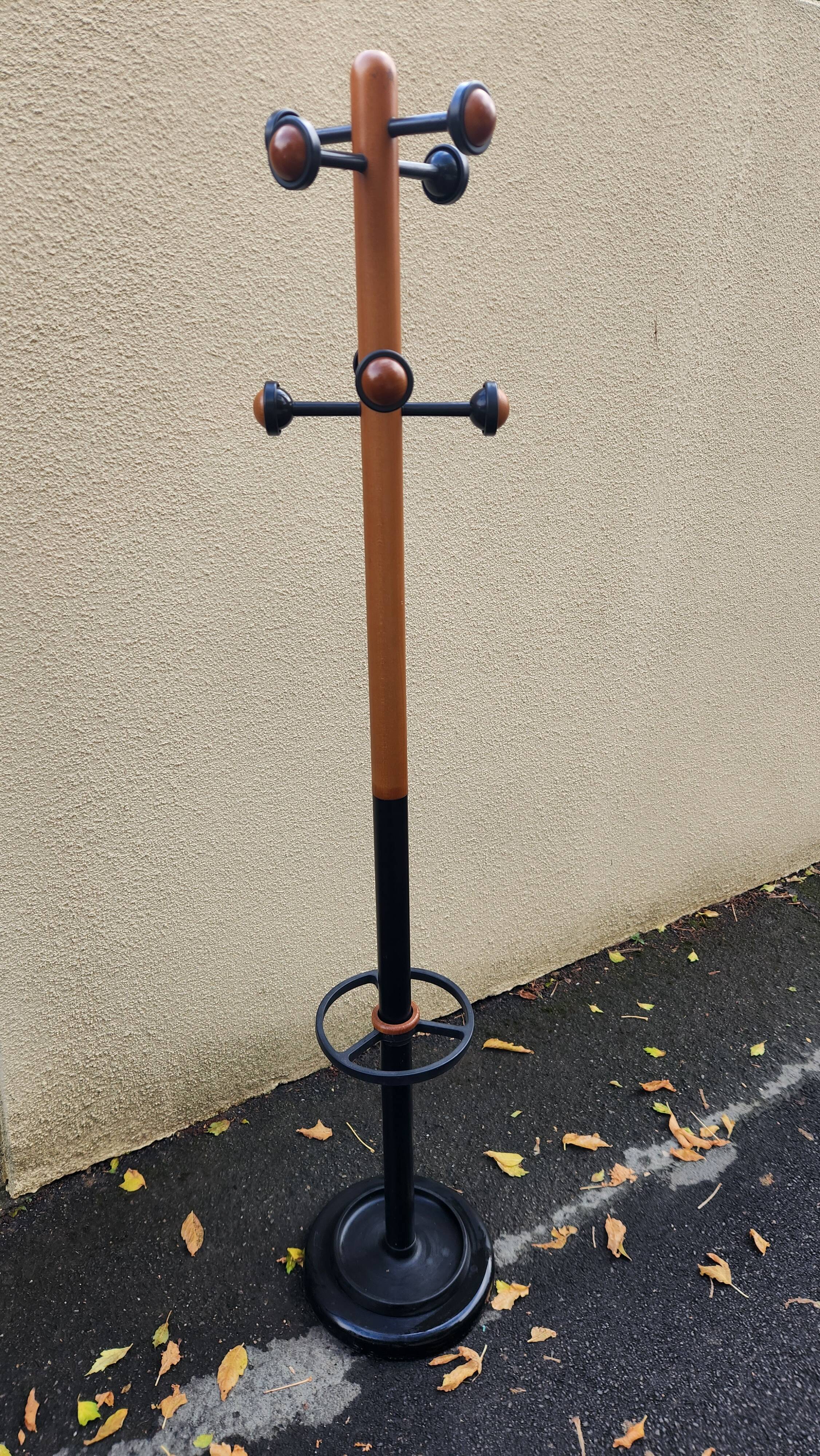 porte manteaux PERROQUET 1980  avec 8 patères