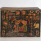 Antique Chinese chest painted in pine wood – China, circa 1900