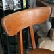 "Bistro chair 'Banana' Luterma in curved wood – 1950s"