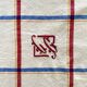 Antique Scottish tablecloth monogrammed CG - Cotton - 140x140 cm
