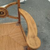 Pair of antique vintage Louis XVI style armchairs