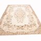 6x9 Cream & Brown Oriental Vintage Rug, 175x290Cm