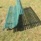 Slatd garden bench, 50s metal foot