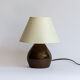 Glazed ceramic pear lamp base, 1960s