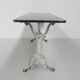 XL Garden table made in Paris, bistro table with granite top