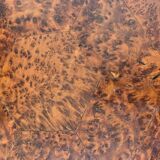 Round coffee table/thuja magnifying glass service