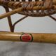 Rohe Noordwolde bamboo and rattan chair, 1950s