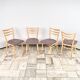 Set of 4 Wooden Chairs JITONA, 1960s, Czechoslovakia