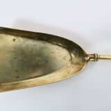 Vintage brass fireplace accessory set