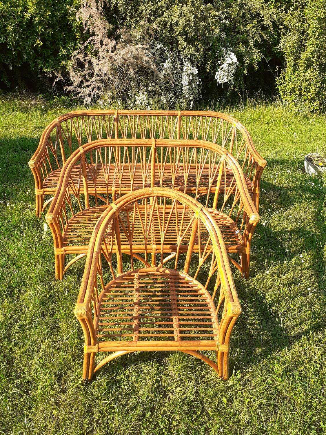 Rattan set