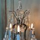 Pair of bronze and cut crystal girandoles circa 1900
