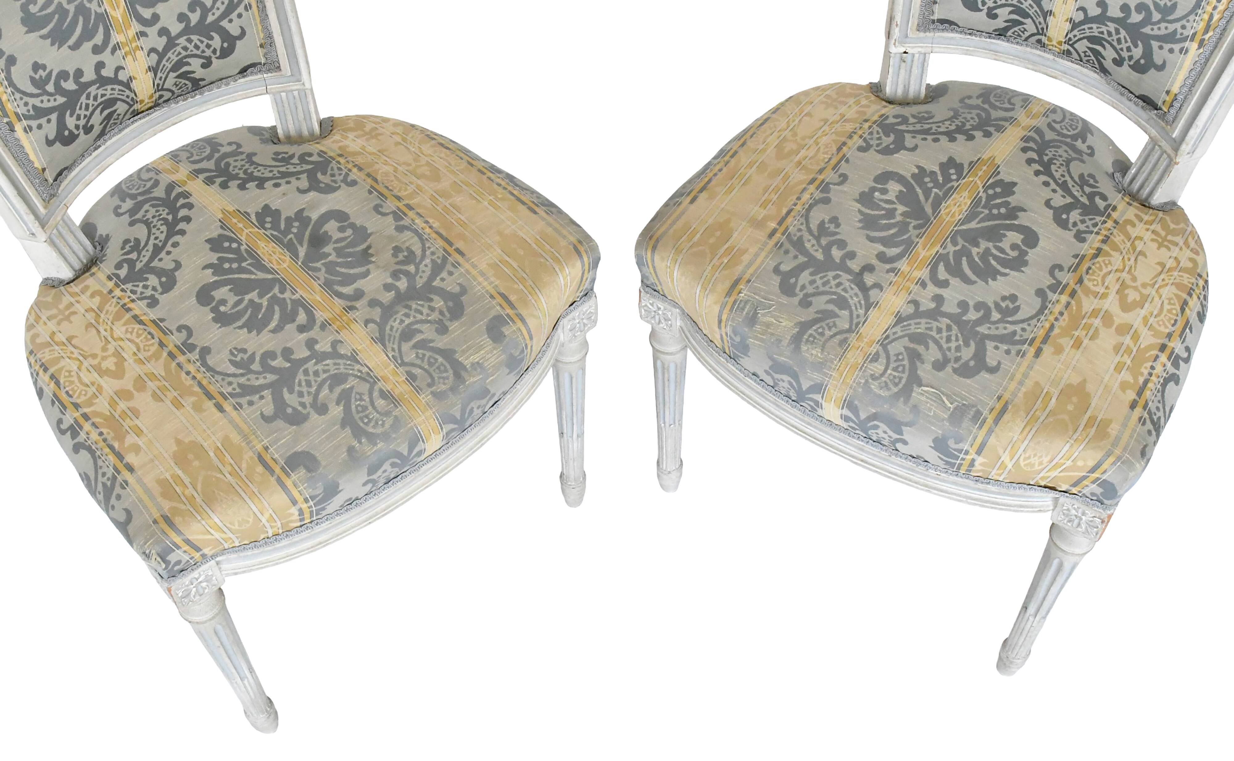 Set of 4 Louis XVI style chairs