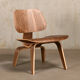 Chauffeuse Charles & Ray Eames LCW Walnut pour Herman Miller