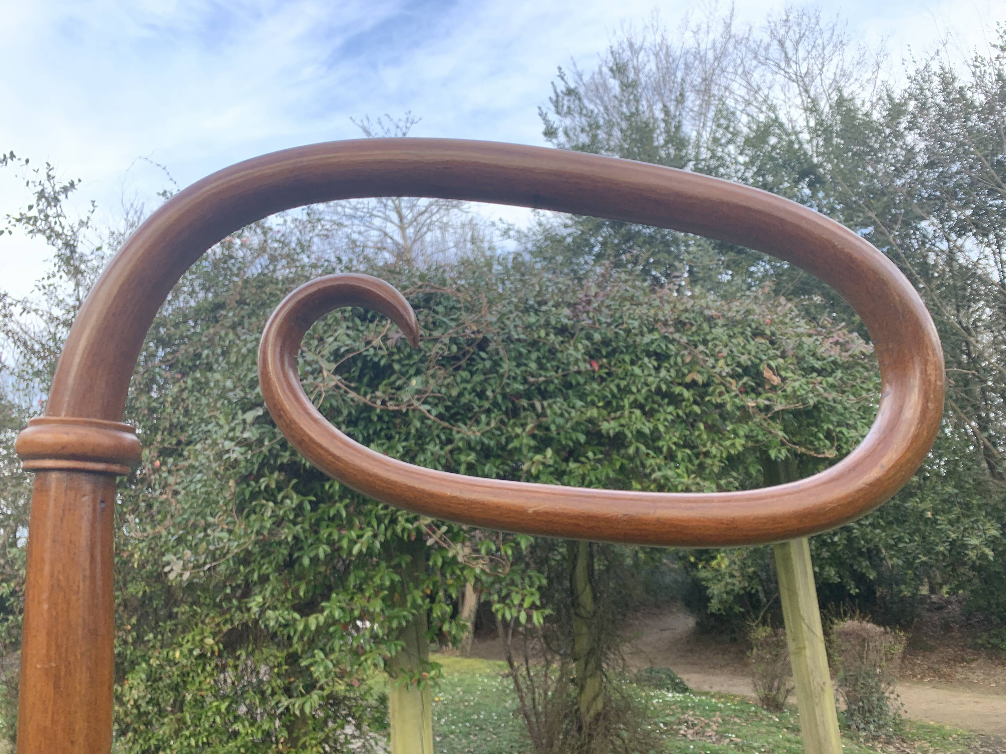 Berceau A Bascule Ancien Lit Bebe Ou Bercelonnette En Bois Kohn 1900 Selency