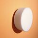 Italian ceiling lamp opaline cylinder Circa 1980