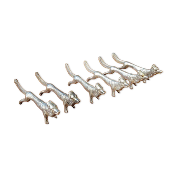6 animal-shaped knife rests