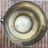 Silver metal champagne bucket