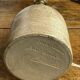 Stoneware lamp, wool lampshade