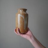 vase grès vintage céramique handmade poterie décoration campagne scandinave bohème