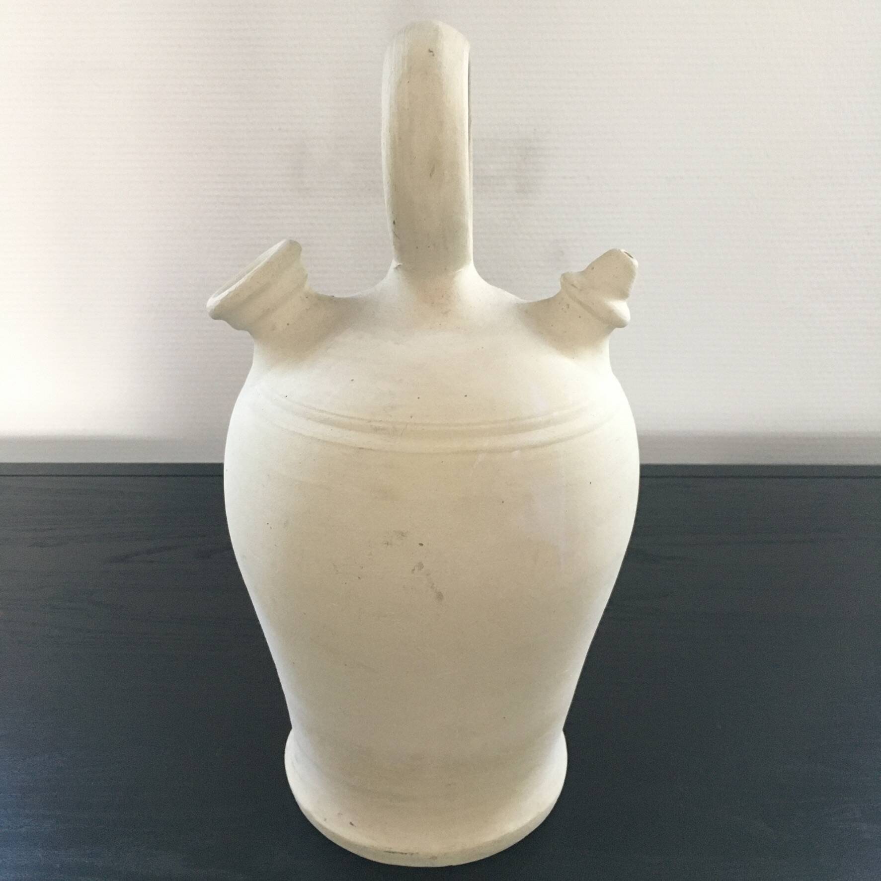 Large white water bottle