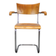 Chrome tubular chair in the style of Mart Stam, Czechoslovakia, 1930s.