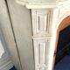 Louis XV style fireplace Model Pompadour White Carrara marble 20th century