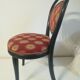 Curved wood children's chair