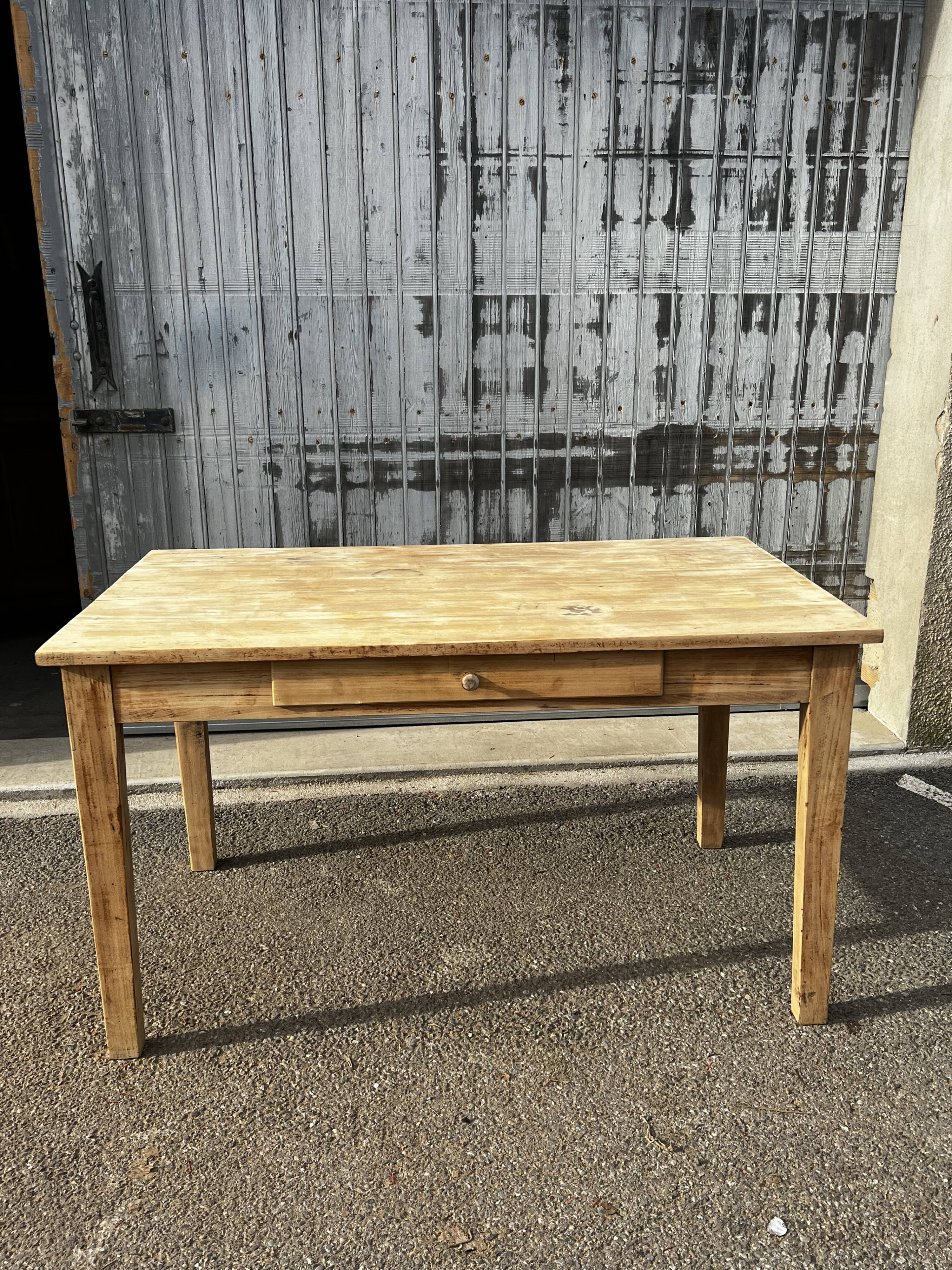 Antique kitchen table