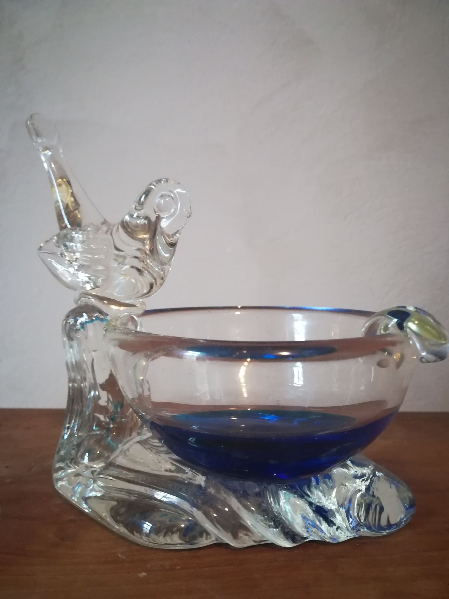 Cendrier en verre de Murano