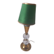 Lampe à poser en verre et cuivre