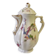 Very pretty Limoges porcelain coffee pot from Bernardaud model "Ch