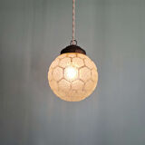 Art Deco satin glass pendant light, 1920s-30s