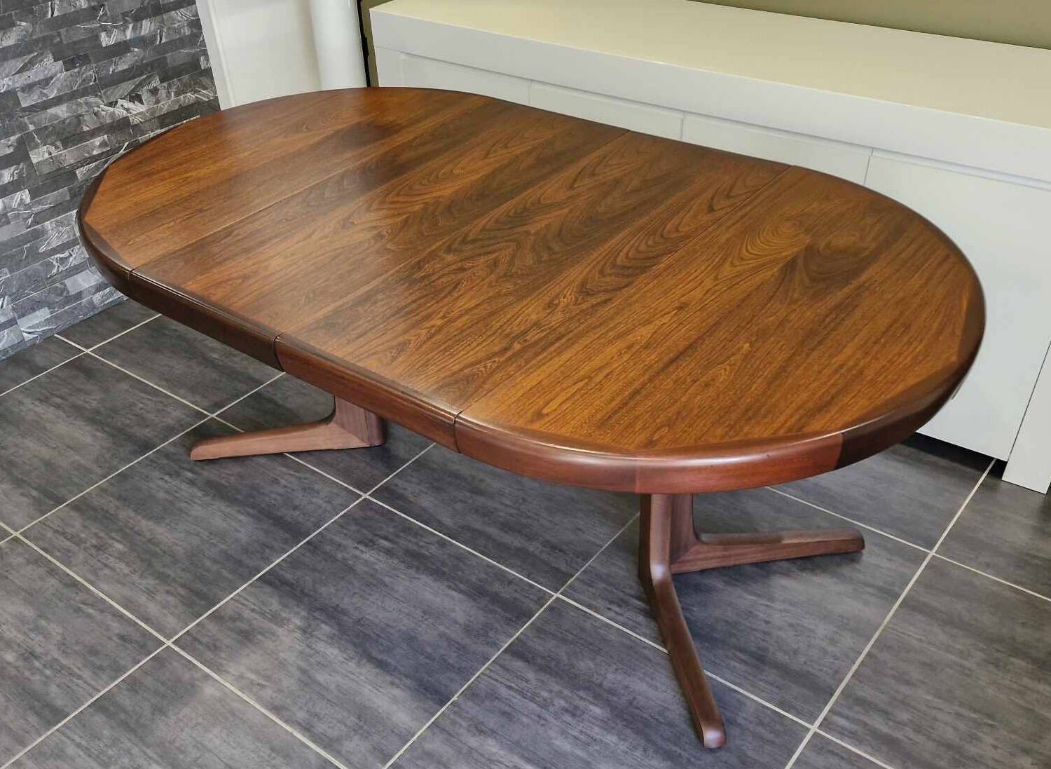 Vintage Baumann extendable table, 1970s