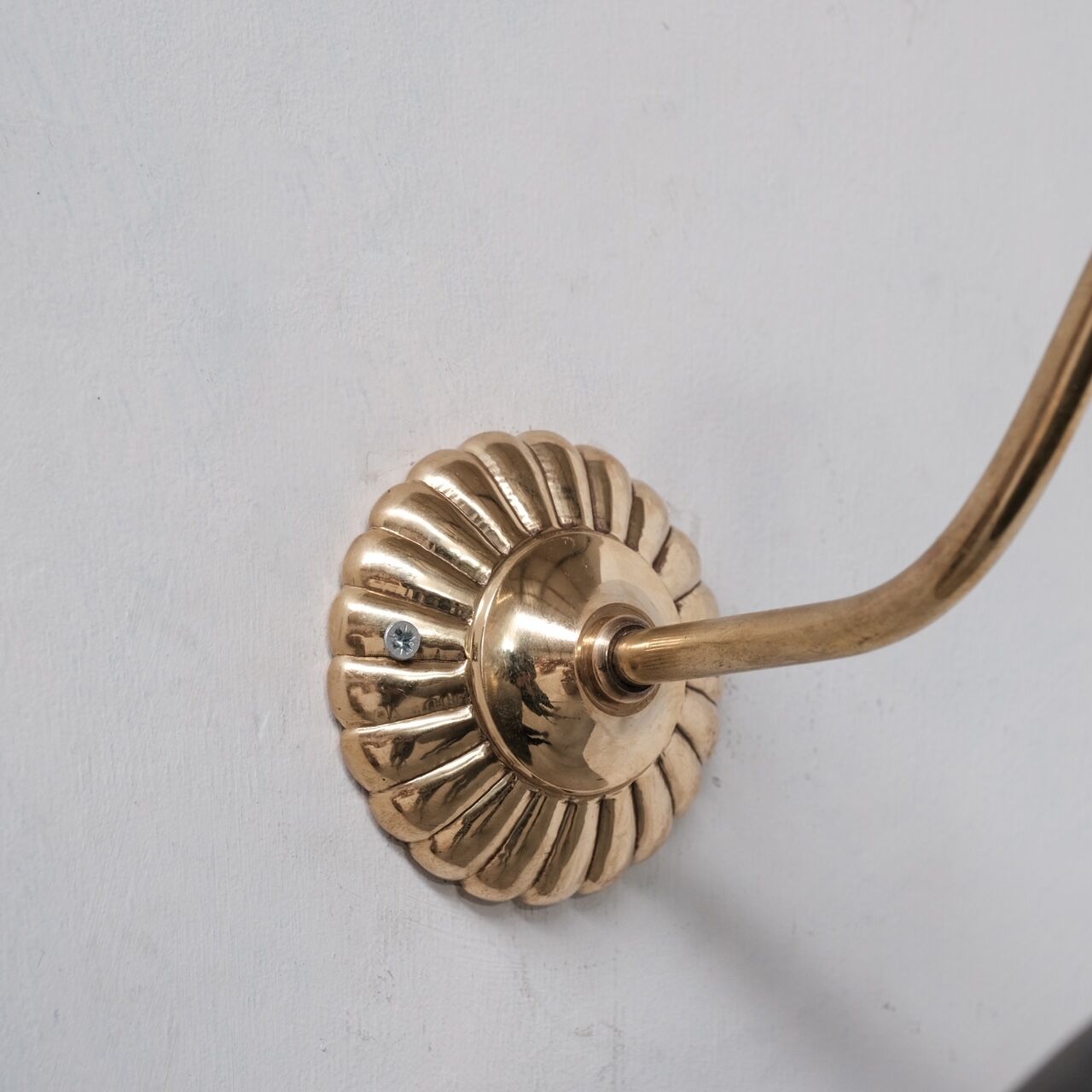 Antique brass and mercury glass wall light (19 available)