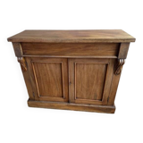 Mahogany and mahogany veneer sideboard