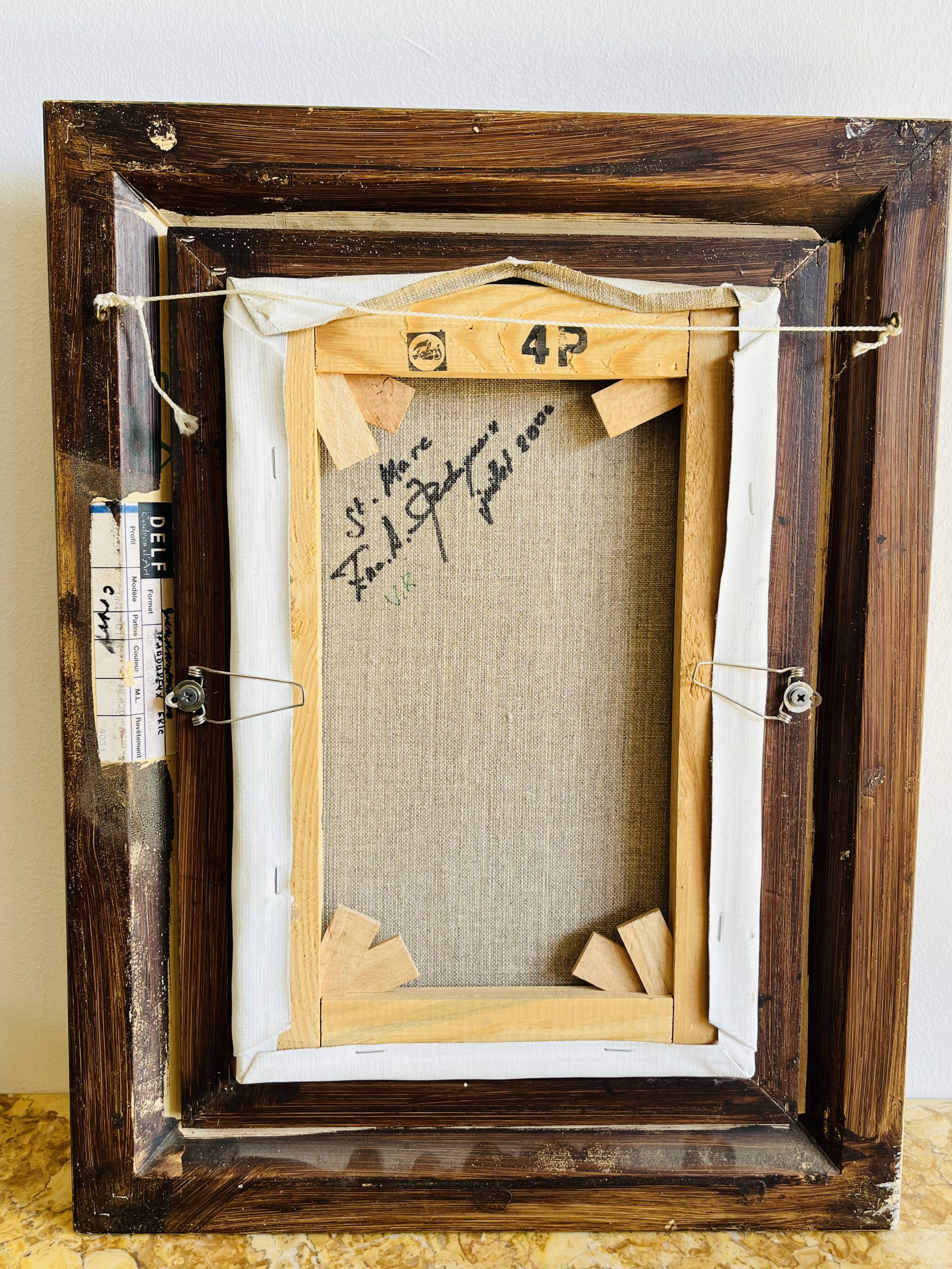 Oil painting on canvas eric jeandupeux