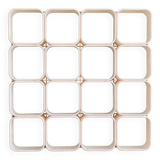 White 70's plastic module shelf