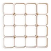 White 70's plastic module shelf