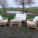 Rattan garden furniture