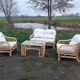 Salon de jardin en rotin