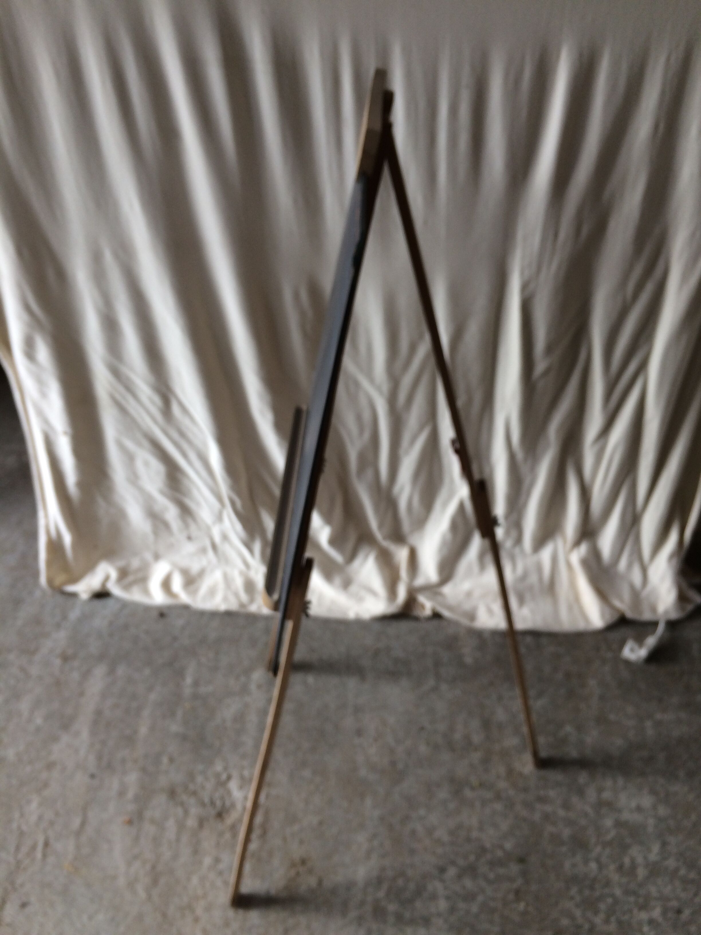 Old table jeujura schoolboy in vintage foldable wood
