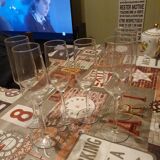 Champagne flute in batch