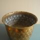 vintage brass flower pot cover