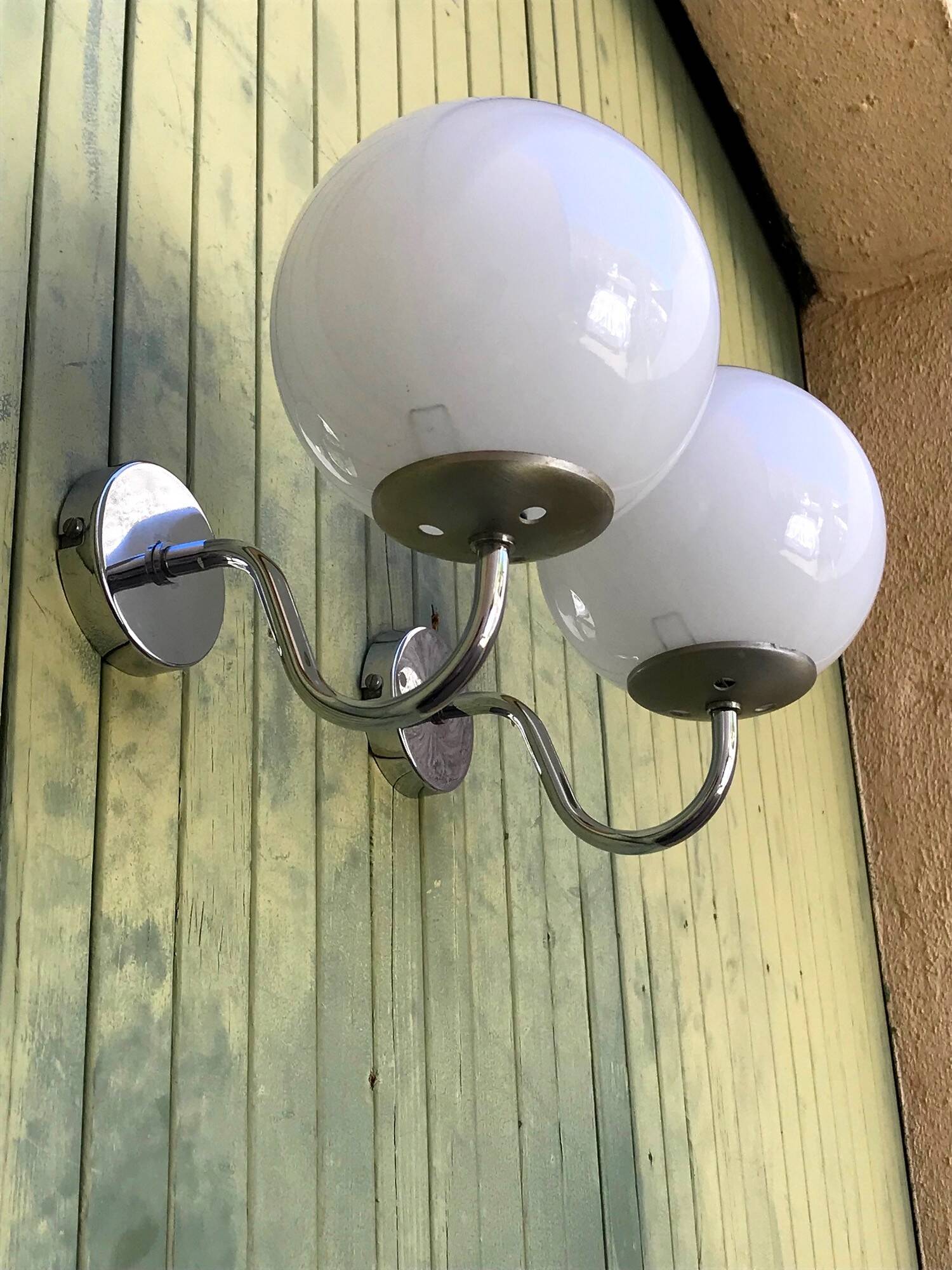 Vintage Delmas wall lights from the 70s