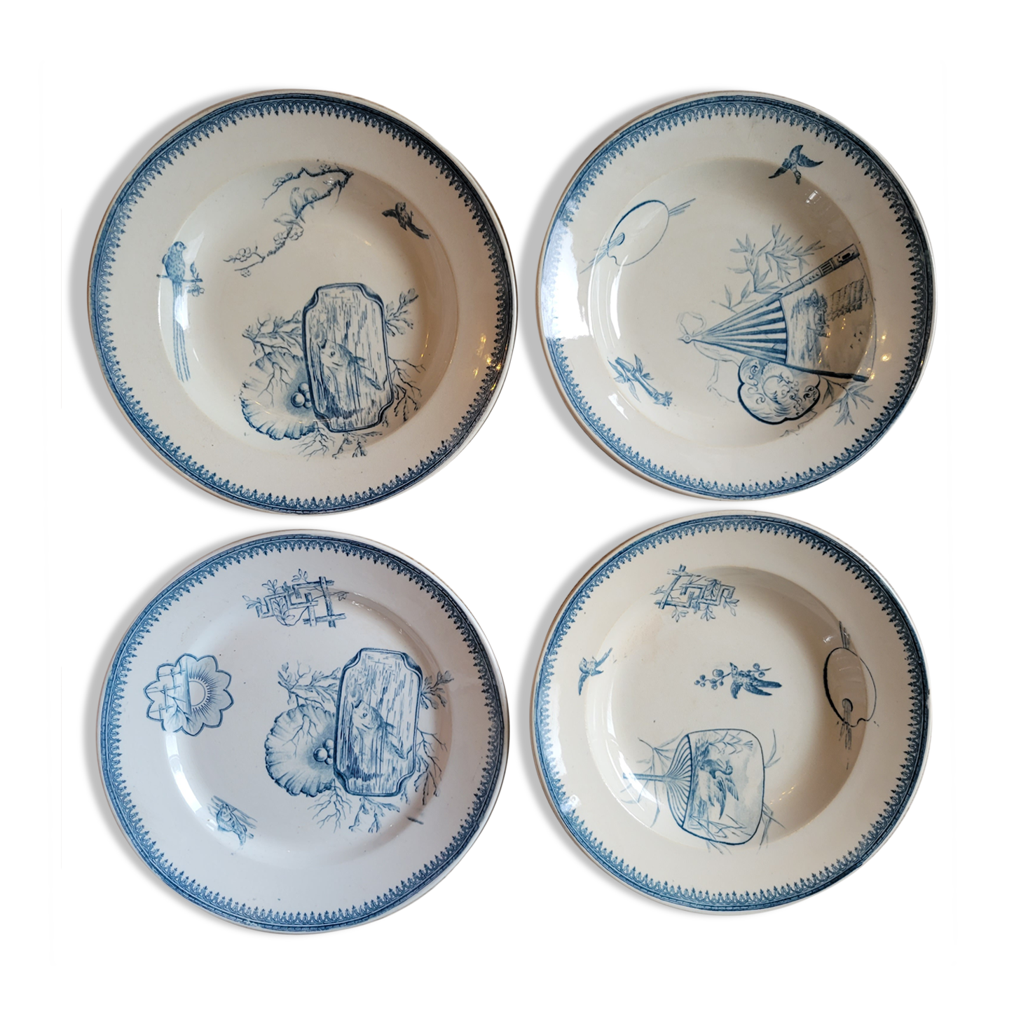 Assiettes A la ville de St Denis Paris nouveautés