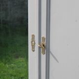 Vintage upholstered Parisian wardrobe