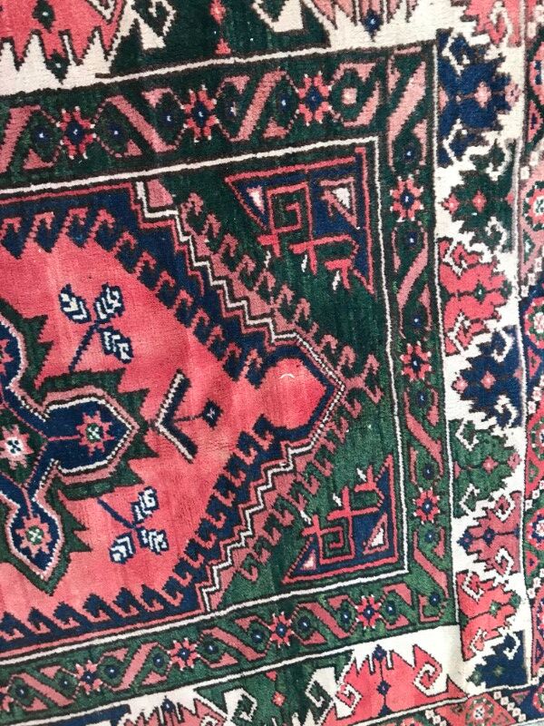 Nice Turkish vintage Konya carpet handmade 115 X 200 CM