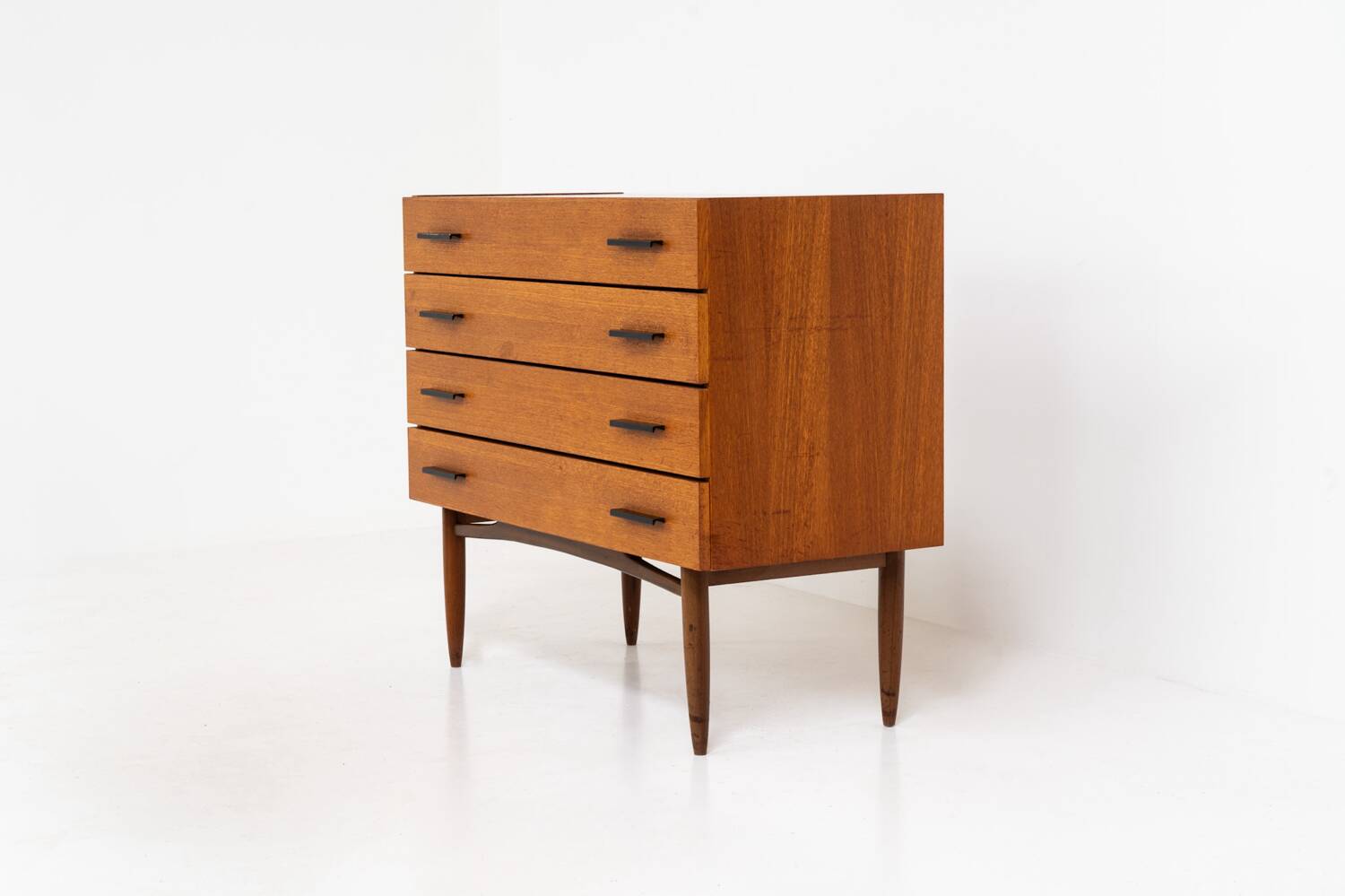 Teak chest of drawers by V-form (Belgium, 1960s).
