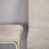 Pair of chairs by Giovanni Offredi model published by Saporiti Italy circa 1970 Ealing