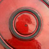 Set of two fondue plates and serving dish